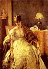 Alfred Stevens Canvas Paintings - Lovelorn